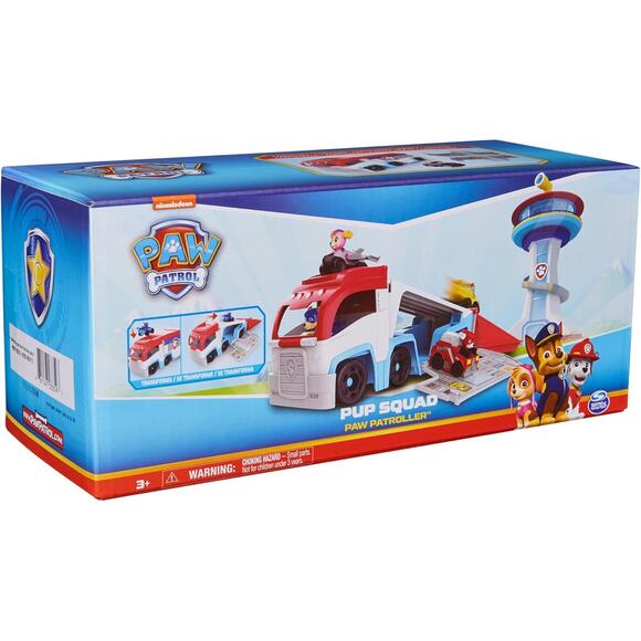 Paw Patrol: Pup Squad Patroller Team Vehicle, Toy Truck with Chase Toy Car - Picture 7 of 7